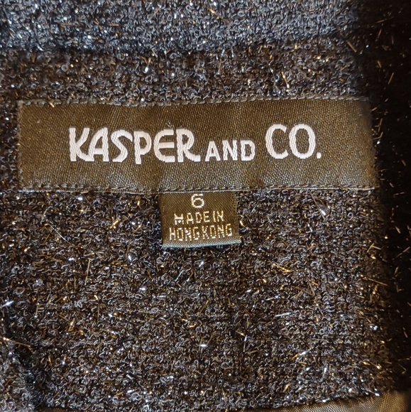 Gorgeous Kasper and Co. Sparkly Holiday Jacket  EUC! - Picture 7 of 8